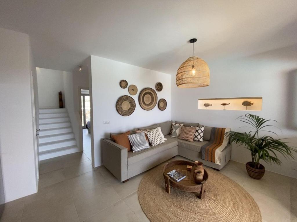 Villa Ypsilon Naxos - Luxury Holiday House With Amazing Sea View & Private Pool Agia Anna  Exterior photo