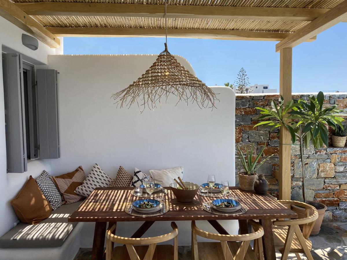 Villa Ypsilon Naxos - Luxury Holiday House With Amazing Sea View & Private Pool Agia Anna  Exterior photo