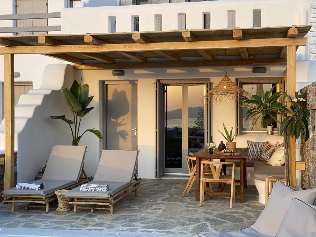 Villa Ypsilon Naxos - Luxury Holiday House With Amazing Sea View & Private Pool Agia Anna  Exterior photo